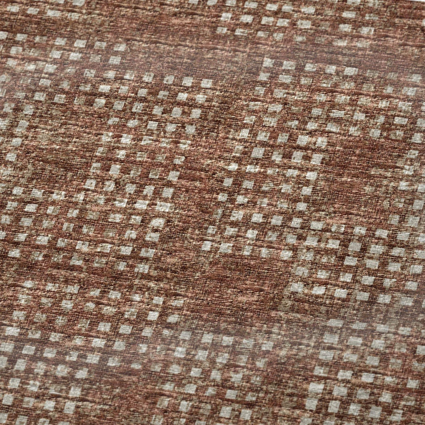 50" X 70" Brown And Beige Geometric Polyester Woven Plush Throw Blanket - HomeRoots - Flyclothing LLC