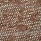 50" X 70" Brown And Beige Geometric Polyester Woven Plush Throw Blanket - HomeRoots - Flyclothing LLC