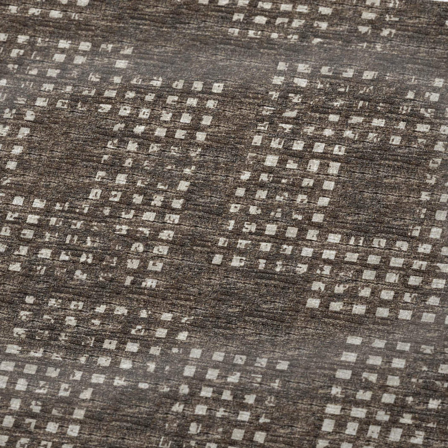 50" X 70" Brown And Ivory Geometric Polyester Woven Plush Throw Blanket - HomeRoots - Flyclothing LLC