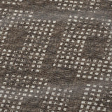 50" X 70" Brown And Ivory Geometric Polyester Woven Plush Throw Blanket - HomeRoots - Flyclothing LLC