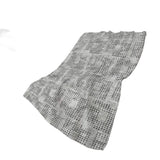 50" X 70" Gray And Silver Geometric Polyester Woven Plush Throw Blanket - HomeRoots - Flyclothing LLC