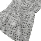 50" X 70" Gray And Silver Geometric Polyester Woven Plush Throw Blanket - Homeroots - Flyclothing LLC
