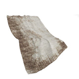 50" X 70" Brown And Beige Abstract Polyester Woven Plush Throw Blanket - Homeroots - Flyclothing LLC