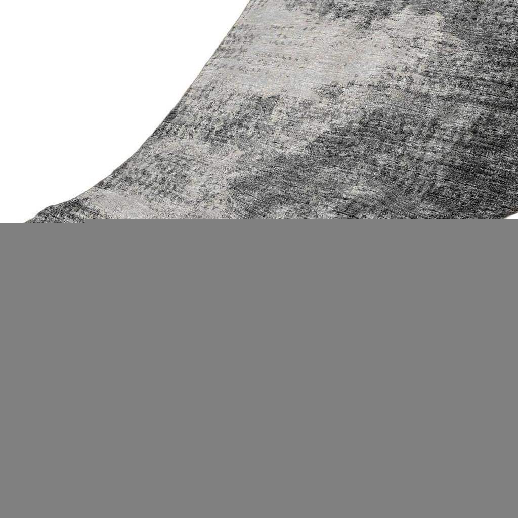 50" X 70" Black And Beige Abstract Polyester Woven Plush Throw Blanket - HomeRoots - Flyclothing LLC