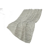 50" X 70" Beige And Gray Abstract Polyester Woven Plush Throw Blanket - Homeroots - Flyclothing LLC