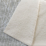 50" X 70" Beige And Gray Abstract Polyester Woven Plush Throw Blanket - Homeroots - Flyclothing LLC