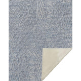 50" X 70" Blue And Beige Abstract Microfiber Plush Throw Blanket - Homeroots - Flyclothing LLC