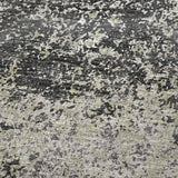 50" X 70" Gray And Black Abstract Polyester Woven Plush Throw Blanket - HomeRoots - Flyclothing LLC