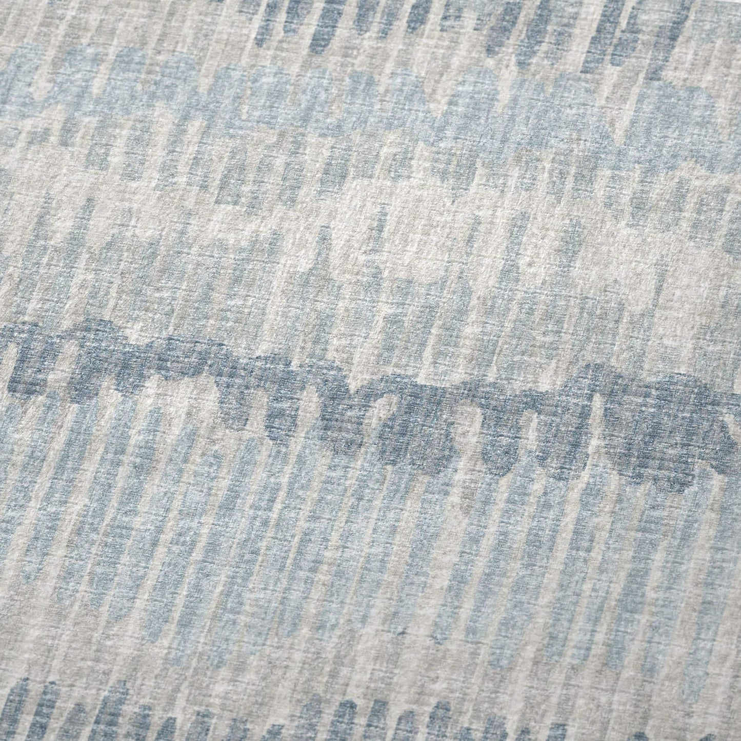 50" X 70" Blue And Beige Abstract Polyester Woven Plush Throw Blanket - HomeRoots - Flyclothing LLC