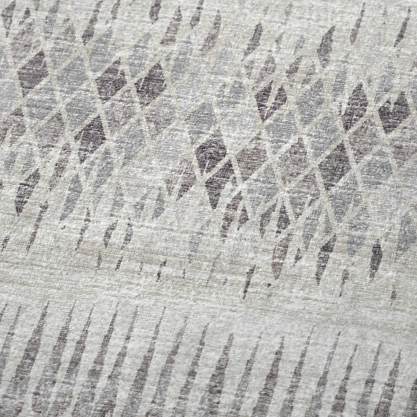50" X 70" Beige And Gray Geometric Polyester Woven Plush Throw Blanket - HomeRoots - Flyclothing LLC