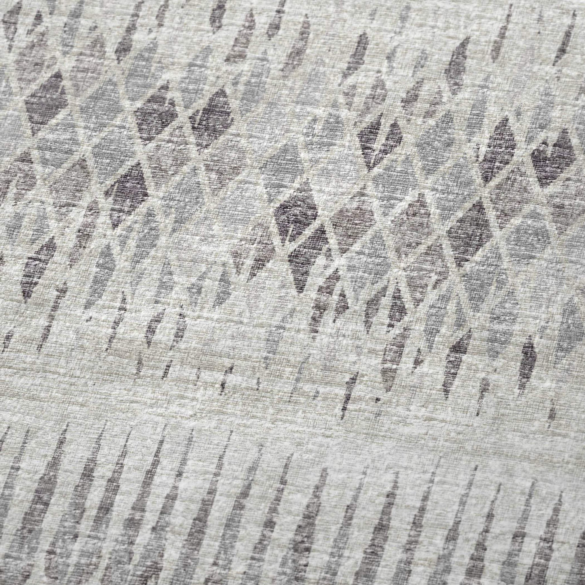 50" X 70" Beige And Gray Geometric Polyester Woven Plush Throw Blanket - HomeRoots - Flyclothing LLC