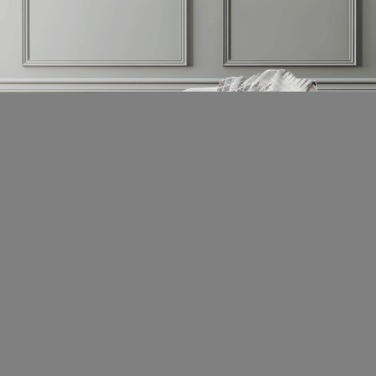 50" X 70" Beige And Gray Geometric Polyester Woven Plush Throw Blanket - HomeRoots - Flyclothing LLC