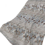 50" X 70" Blue And Gray Geometric Polyester Woven Plush Throw Blanket - HomeRoots - Flyclothing LLC