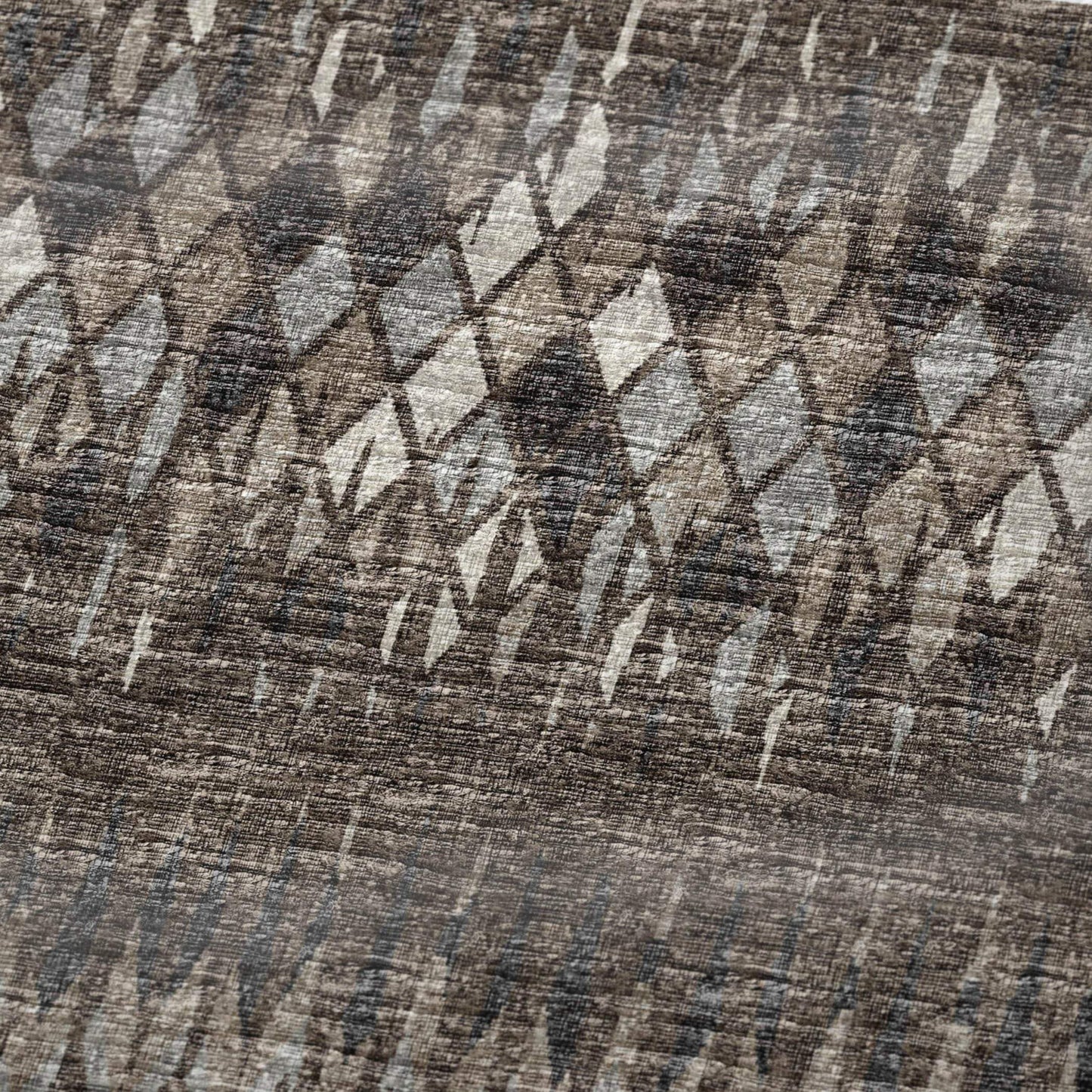 50" X 70" Brown And Beige Geometric Polyester Woven Plush Throw Blanket - HomeRoots - Flyclothing LLC