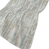 50" X 70" Ivory And Blue Abstract Polyester Woven Plush Throw Blanket - Homeroots - Flyclothing LLC