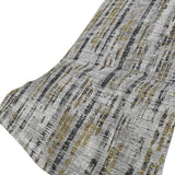 50" X 70" Silver Charcoal And Gold Abstract Polyester Woven Plush Throw Blanket - HomeRoots - Flyclothing LLC