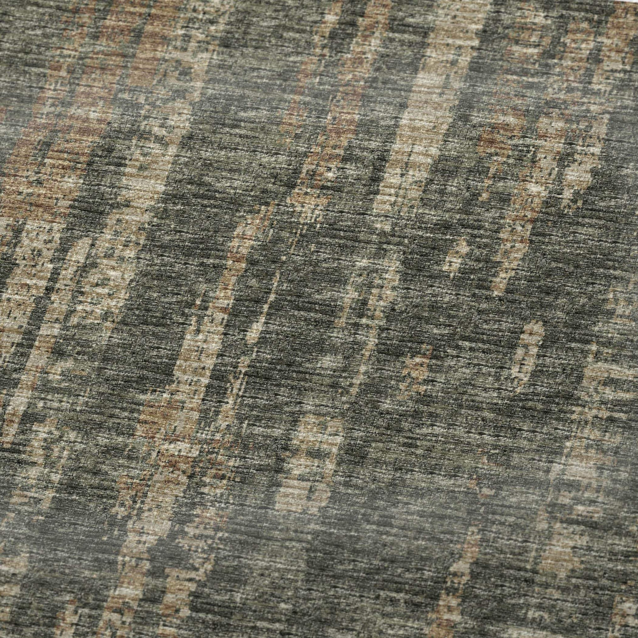 50" X 70" Green And Wheat Abstract Polyester Woven Plush Throw Blanket - HomeRoots - Flyclothing LLC