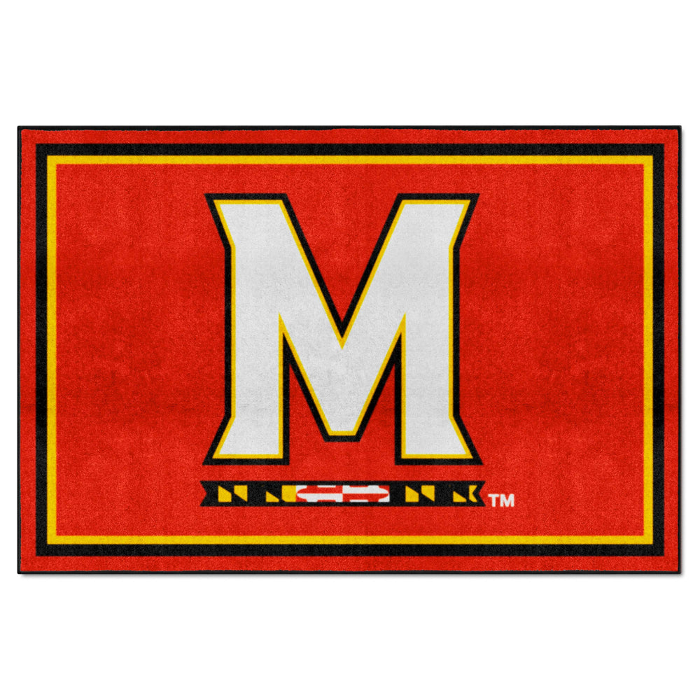 Maryland Terrapins 5ft. x 8 ft. Plush Area Rug - Maryland