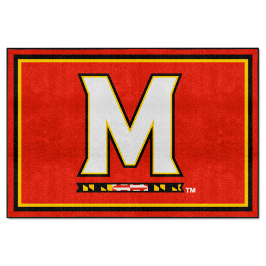 Maryland Terrapins 5ft. x 8 ft. Plush Area Rug - Maryland