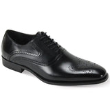 Giorgio Venturi Medallion Toe Oxford Shoe Black - Giorgio Venturi
