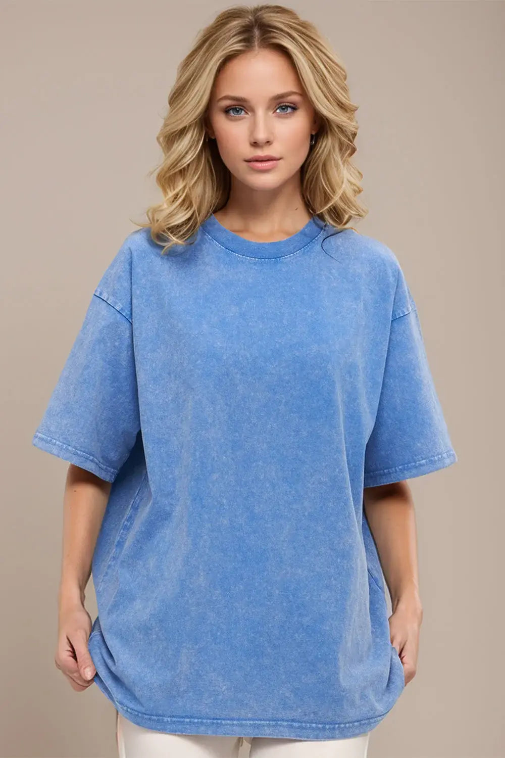 Basic Bae Round Neck Half Sleeve T-Shirt - ShopBasicbae - Flyclothing LLC