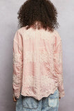 POL Embroidery Button Down Long Sleeve Shirt - Trendsi - Flyclothing LLC