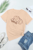 Hat Graphic Round Neck Short Sleeve T-Shirt - Trendsi - Flyclothing LLC