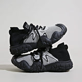 Contrast Mesh Platform Athletic - Trendsi