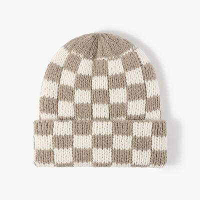 Thermal Checkered Hat - Trendsi - Flyclothing LLC