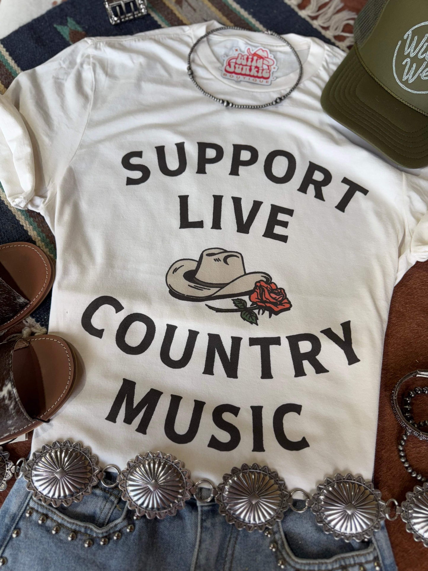 Live Country Music Graphic Tee - Wild Junkie - Flyclothing LLC