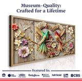 3D Hummingbirds Wall Art VII - Tailored Canvases - Flyclothing LLC