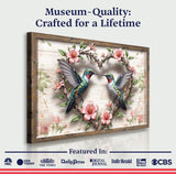 3D Hummingbirds Wall Art II - Tailored Canvases - Flyclothing LLC