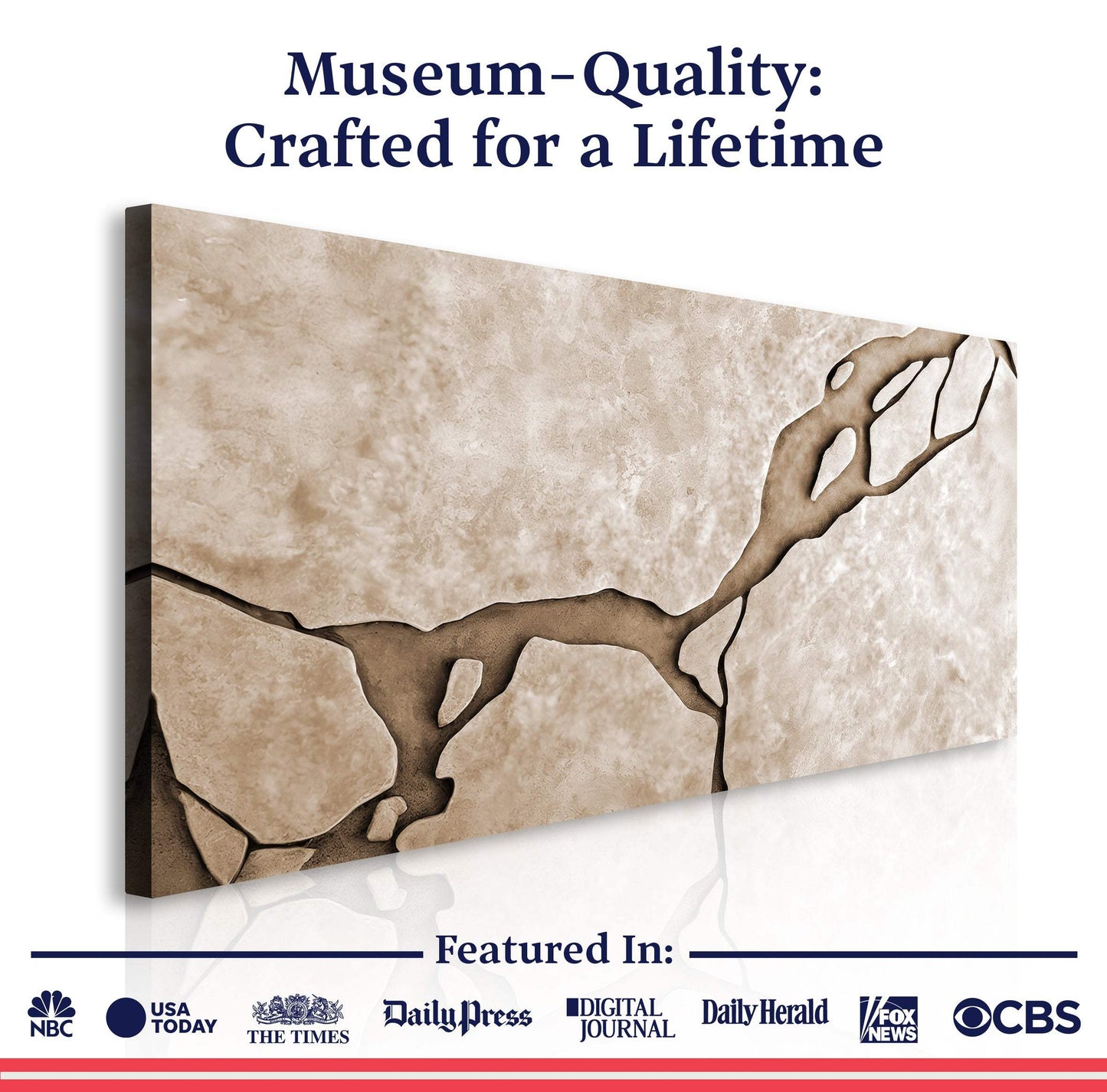 Muddy Abstract Wall Art - Tailored Canvases - Flyclothing LLC
