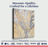 Luxury Gold and Silver Leaf Wall Art - Tailored Canvases - Flyclothing LLC