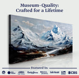 Mountain Minimalist Wall Art II - Tailored Canvases - Flyclothing LLC