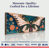 Abstract Vintage Butterfly Wall Art - Tailored Canvases - Flyclothing LLC