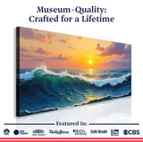 Waterscape Abstract Wall Art XII - Tailored Canvases - Flyclothing LLC