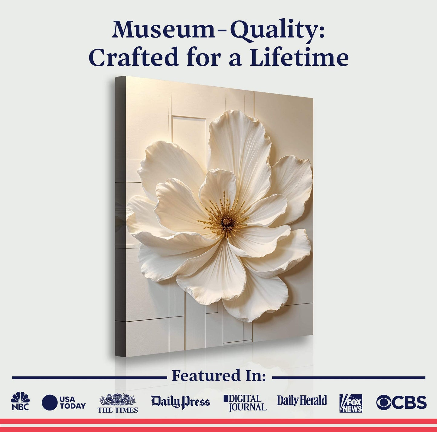 Modern Bloom Essence Wall Art - Tailored Canvases - Flyclothing LLC