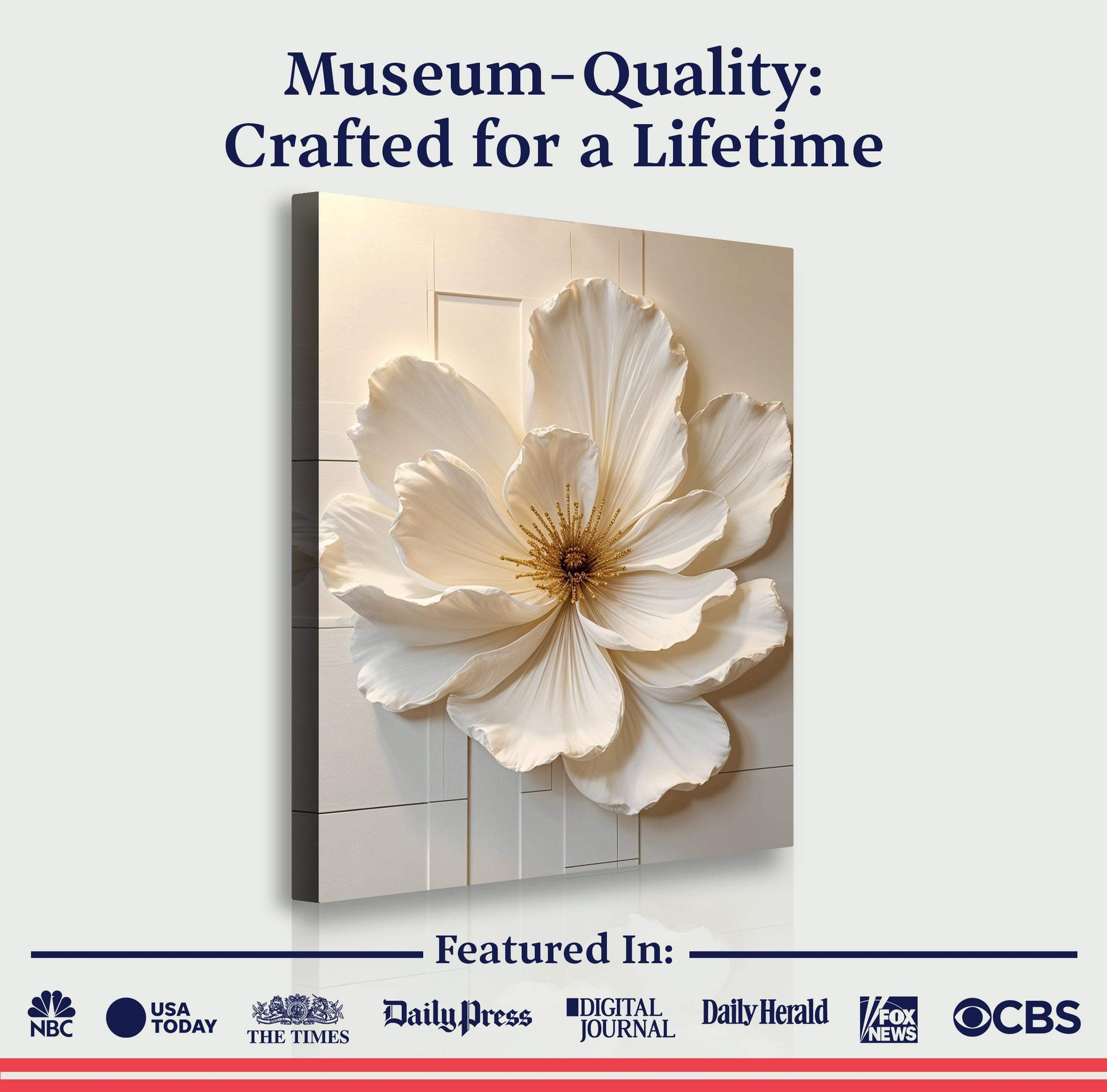 Modern Bloom Essence Wall Art - Tailored Canvases - Flyclothing LLC