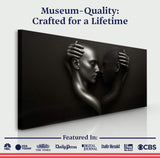 Eternal Love Figure Abstract Wall Art III - Tailored Canvases - Flyclothing LLC