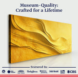Gold Minimalist Wall Art - Tailored Canvases - Flyclothing LLC