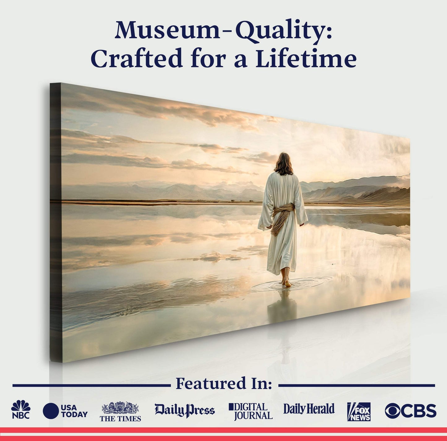 Reflections Faith Wall Art IX - Tailored Canvases - Flyclothing LLC