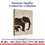 Elephant Heritage Wall Art - Tailored Canvases - Flyclothing LLC