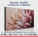 Feather Symphony Wall Art - Tailored Canvases - Flyclothing LLC