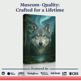 Wolf Northern Symphony Wall Art - Tailored Canvases - Flyclothing LLC