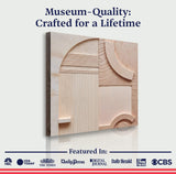 Minimalist Peach Clay Wall Art - Tailored Canvases - Flyclothing LLC