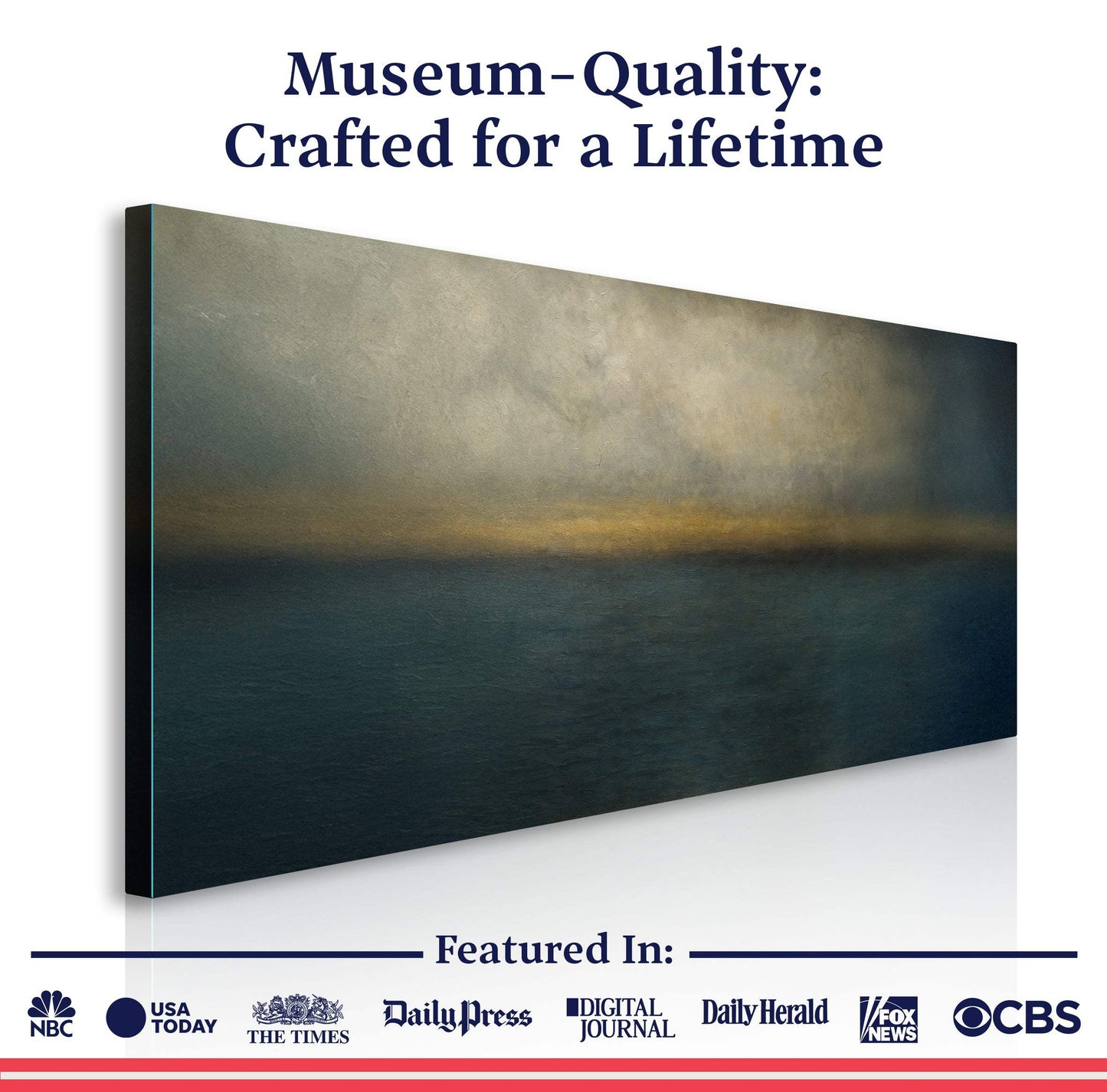 Waterscape Abstract Wall Art - Tailored Canvases - Flyclothing LLC