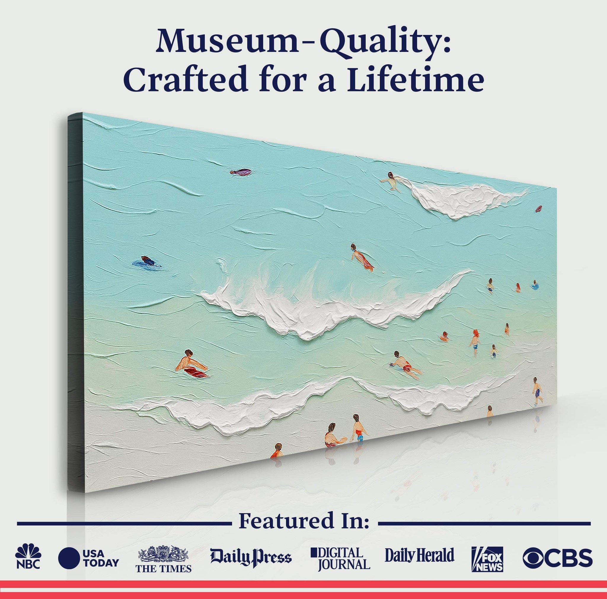 Beach Days Wall Art X - Tailored Canvases - Flyclothing LLC