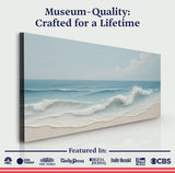 Serene Ocean Wave Coastal Wall Art VIII - Tailored Canvases - Flyclothing LLC