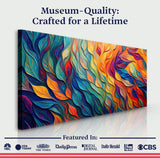 Chroma Whispers Wall Art - Tailored Canvases - Flyclothing LLC